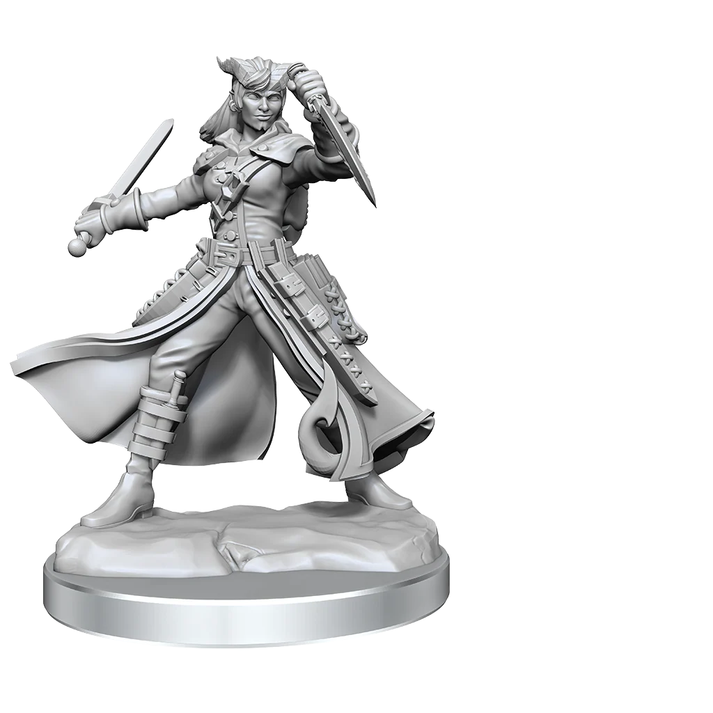 D&D Frameworks: Tiefling Rogue Female - Unpainted and Unassembled 3 D&D Frameworks: Tiefling Rogue Female - Unpainted and Unassembled