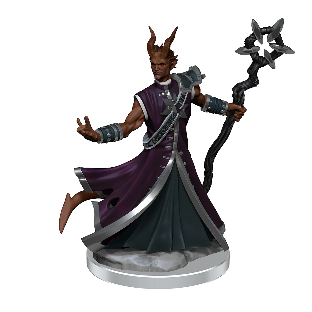 D&D Frameworks: Tiefling Warlock Male - Unpainted and Unassembled 6 D&D Frameworks: Tiefling Warlock Male - Unpainted and Unassembled