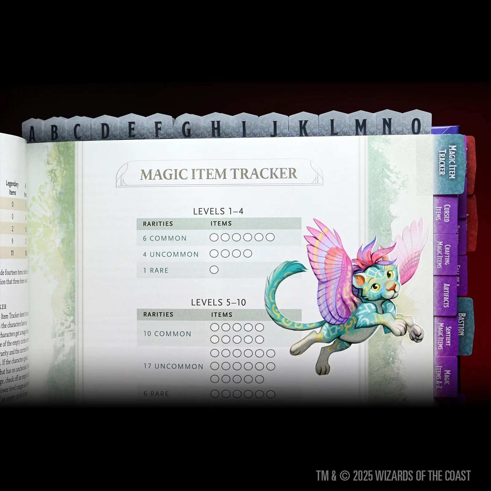 D&D Book Tabs: 2024 Dungeon Master's Guide 6 D&D Book Tabs: 2024 Dungeon Master's Guide