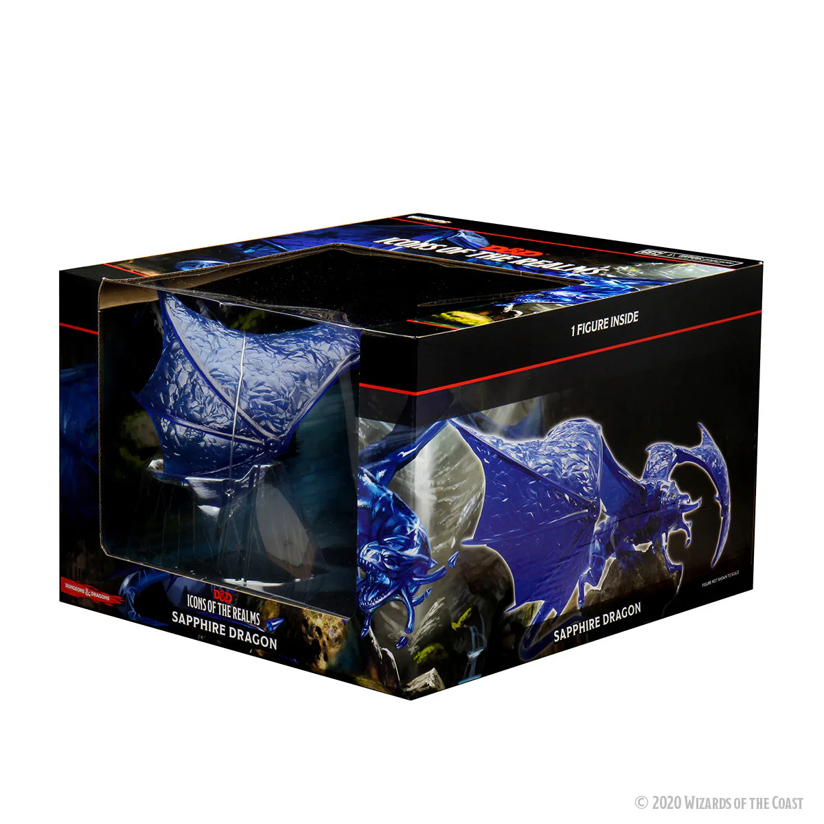 D&D Icons of the Realms Miniatures: Sapphire Dragon Premium Figure