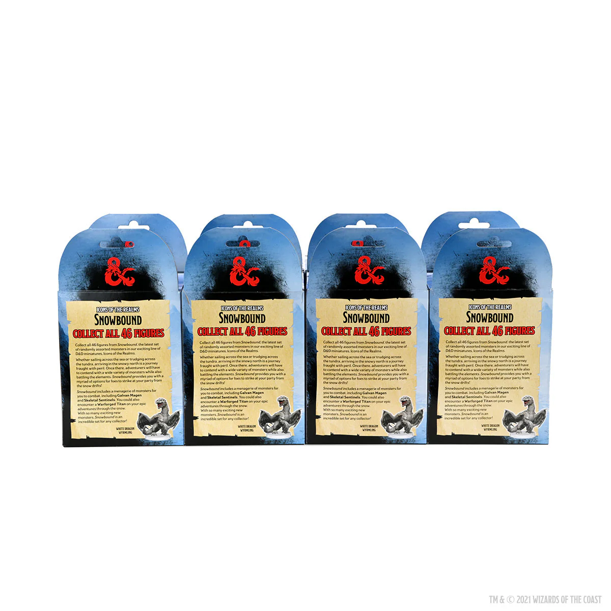 D&D Icons of The Realms Miniatures: Snowbound Booster Brick