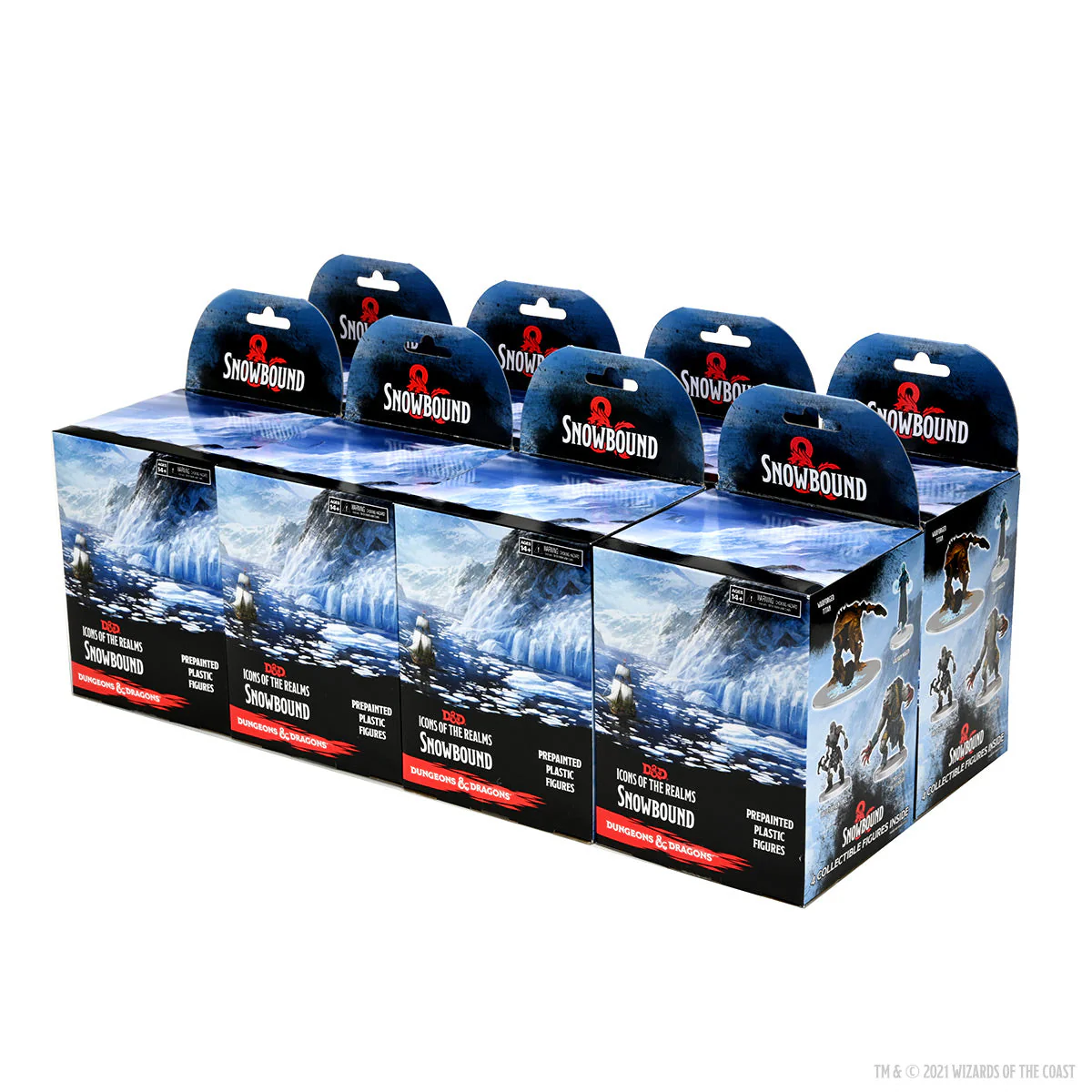 D&D Icons of The Realms Miniatures: Snowbound Booster Brick