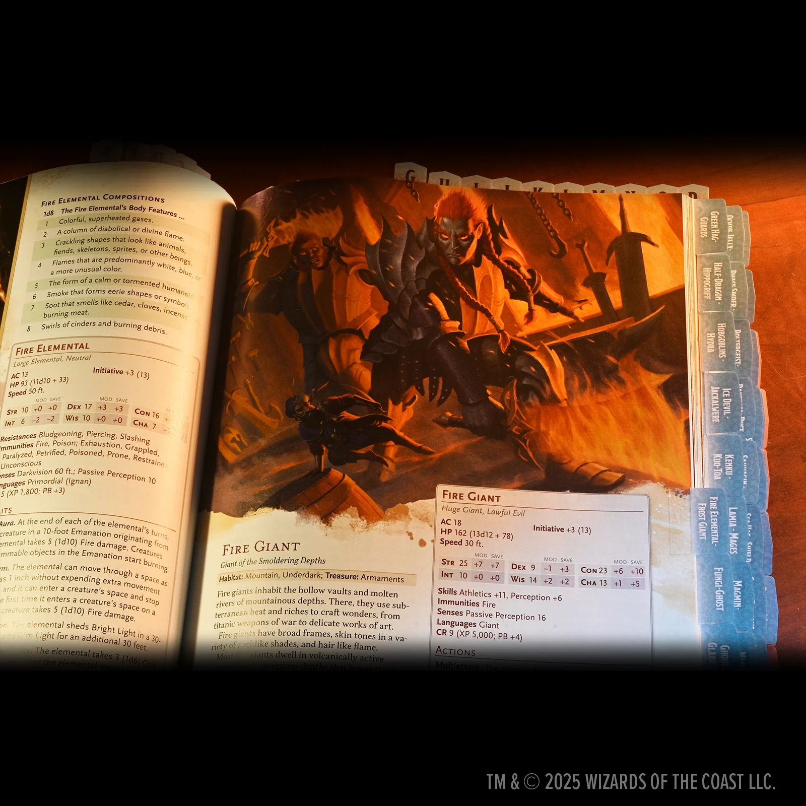 D&D Book Tabs: 2024 Monster Manual 11 D&D Book Tabs: 2024 Monster Manual