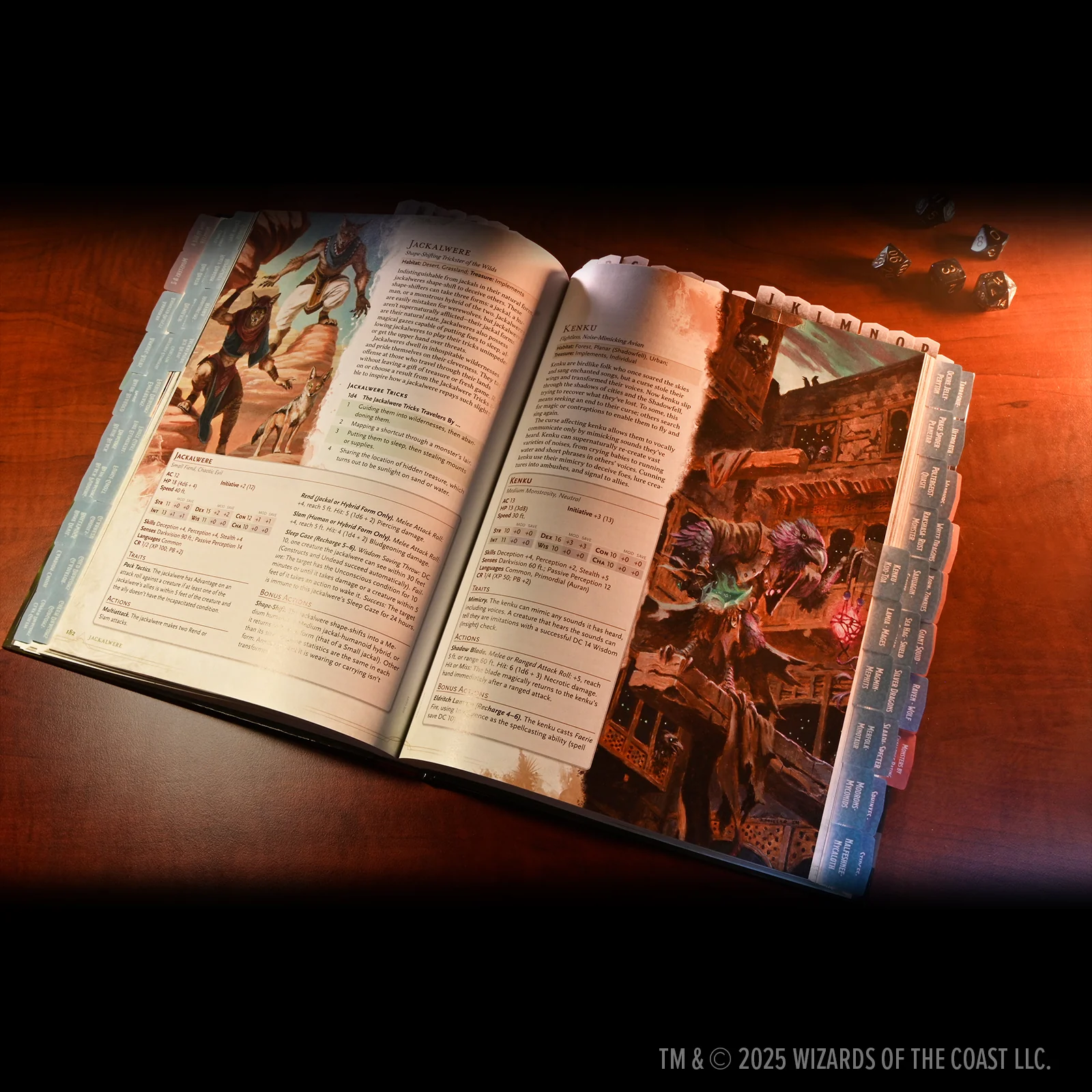 D&D Book Tabs: 2024 Monster Manual 12 D&D Book Tabs: 2024 Monster Manual