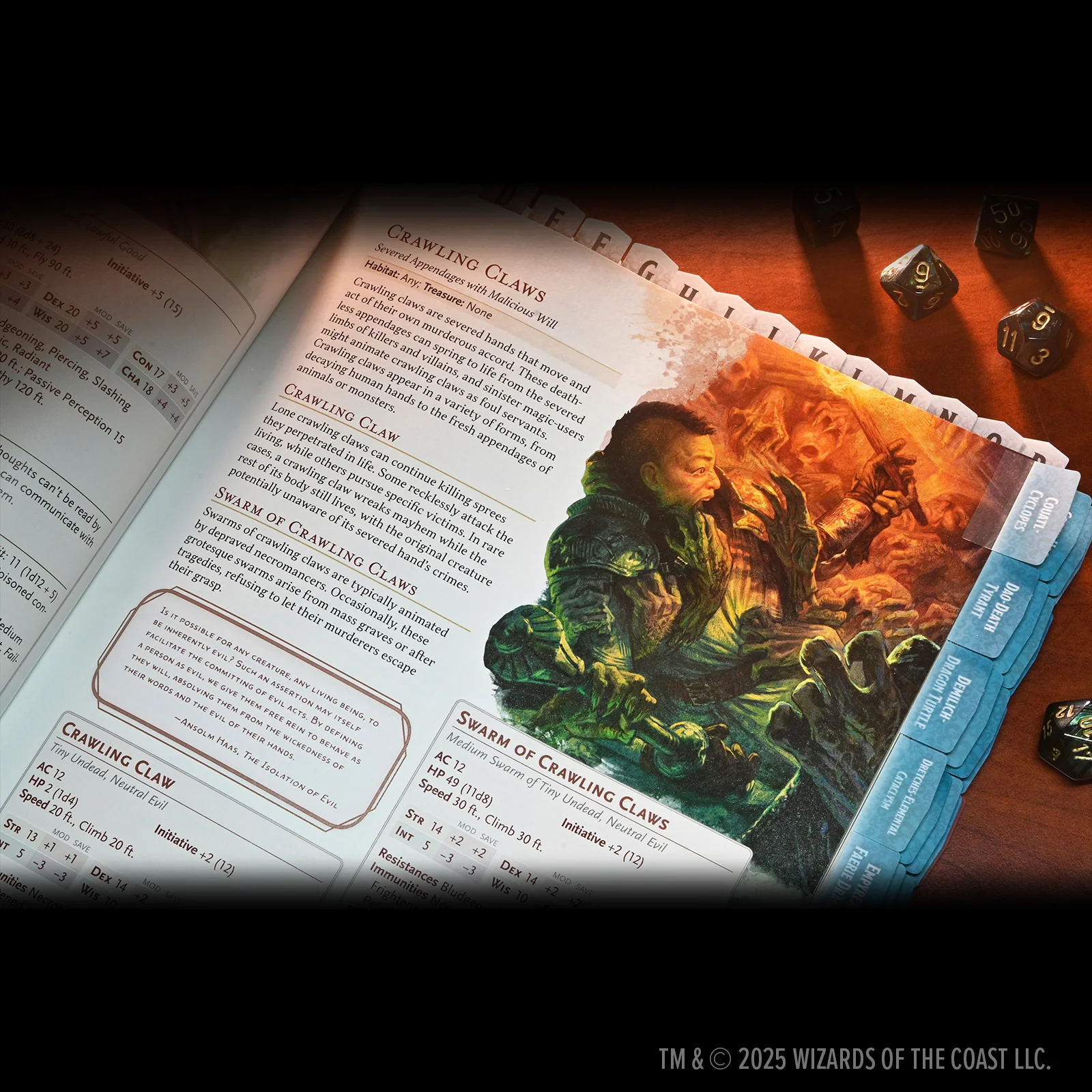 D&D Book Tabs: 2024 Monster Manual 6 D&D Book Tabs: 2024 Monster Manual