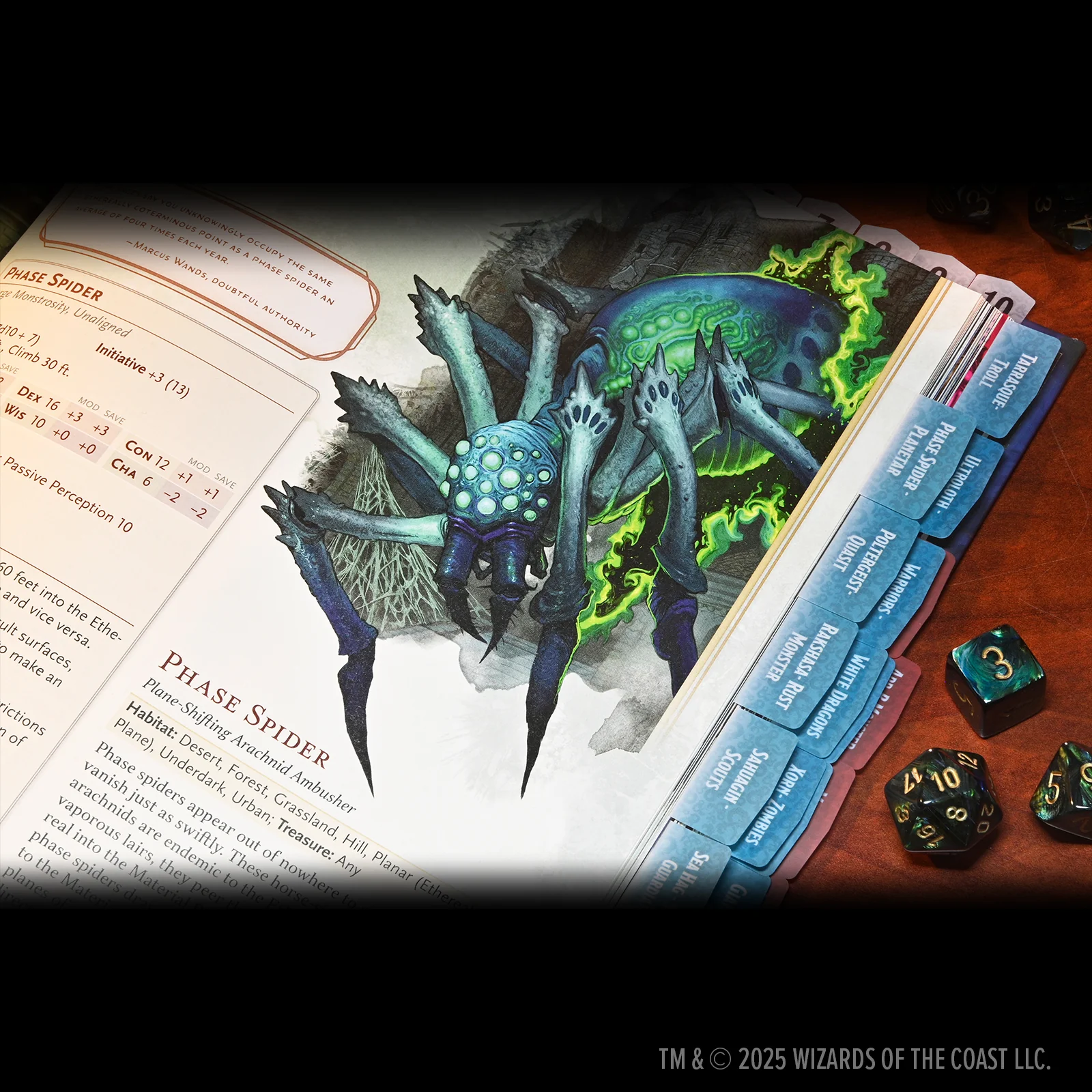 D&D Book Tabs: 2024 Monster Manual 8 D&D Book Tabs: 2024 Monster Manual