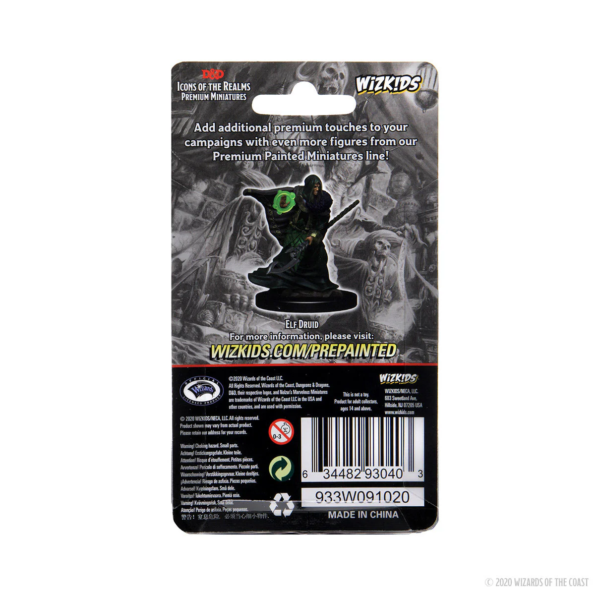 D&D Icons of the Realms Premium Figures: Elf Druid Male