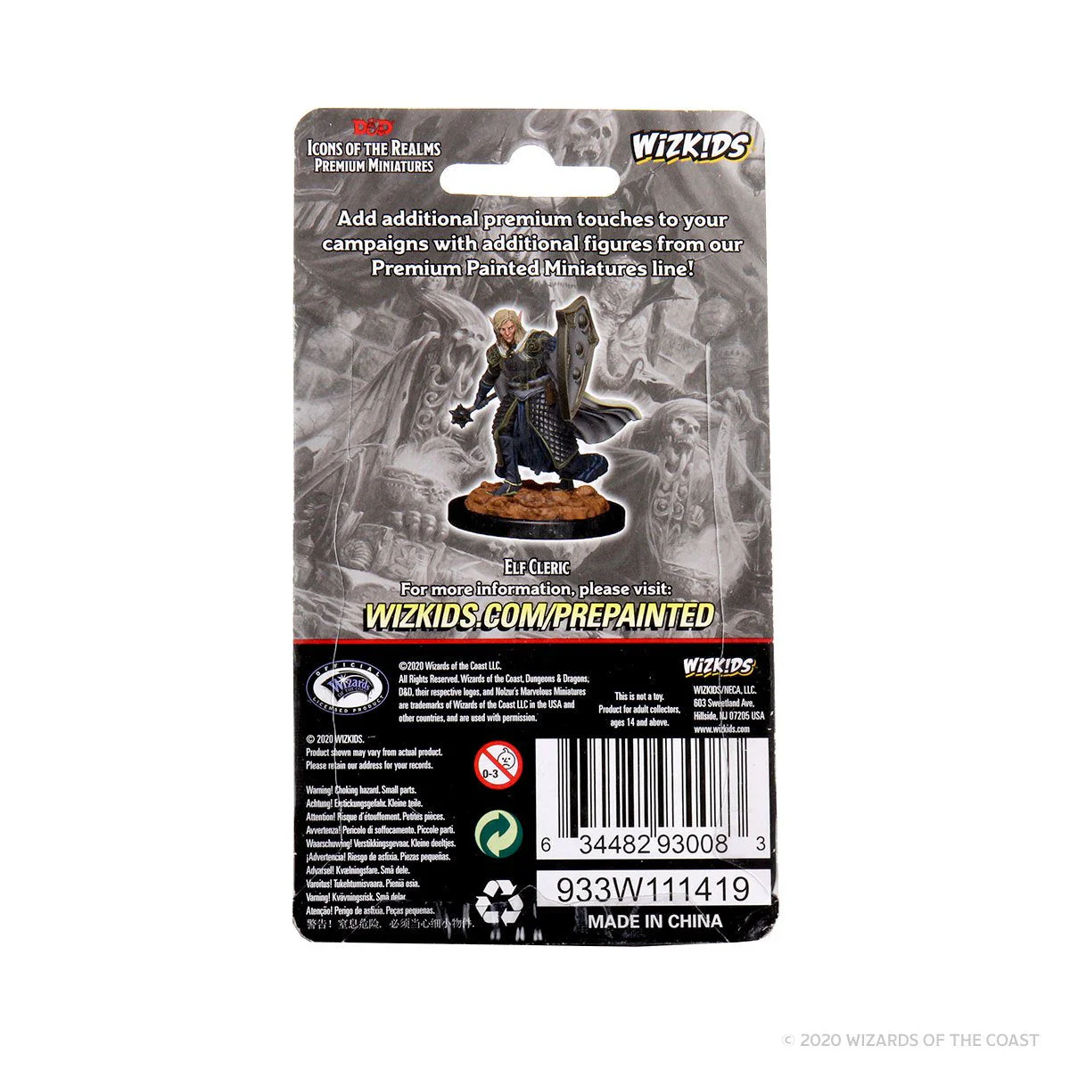 D&D Icons of the Realms Premium Figures: Elf Male Cleric