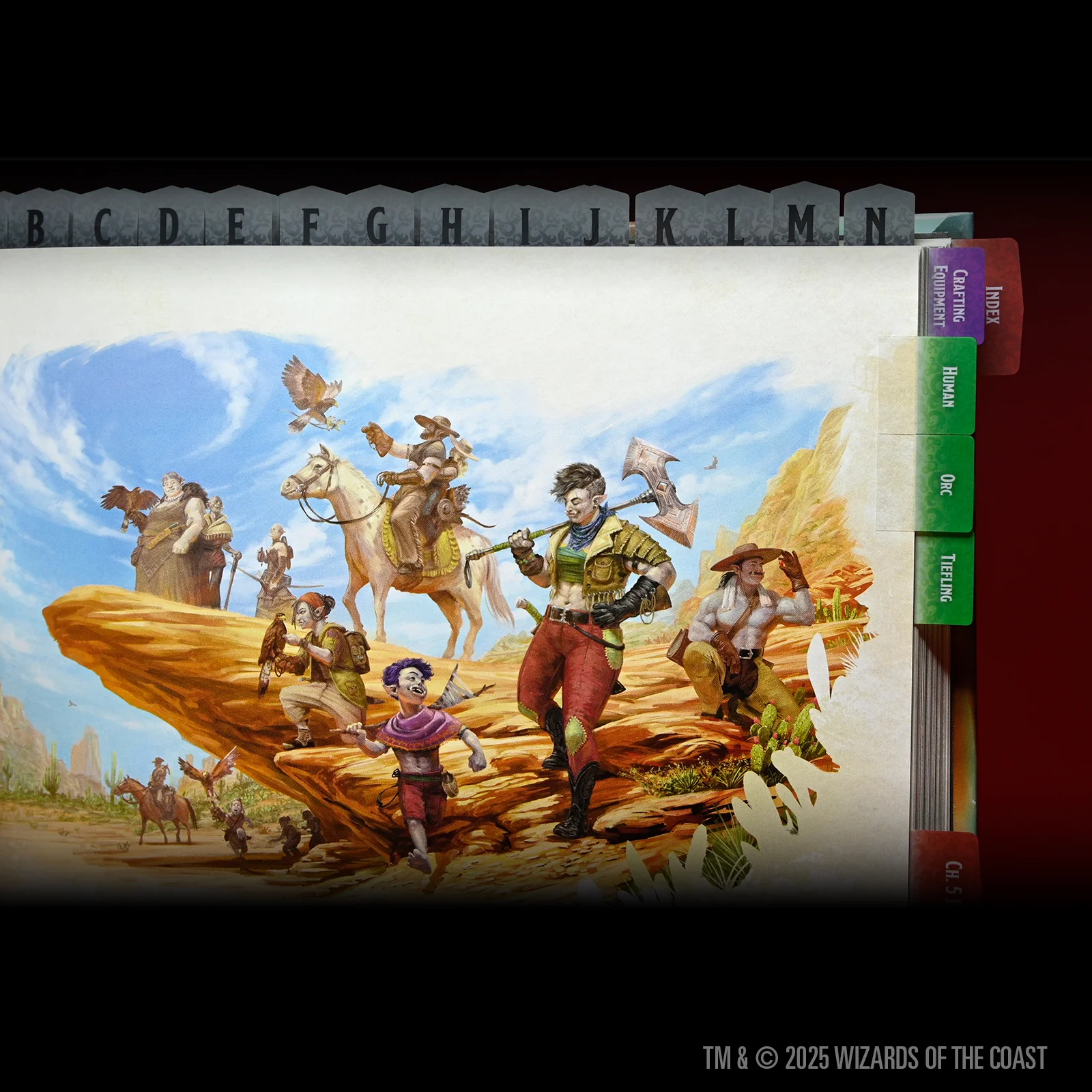 D&D Book Tabs: 2024 Player's Handbook 4 D&D Book Tabs: 2024 Player's Handbook