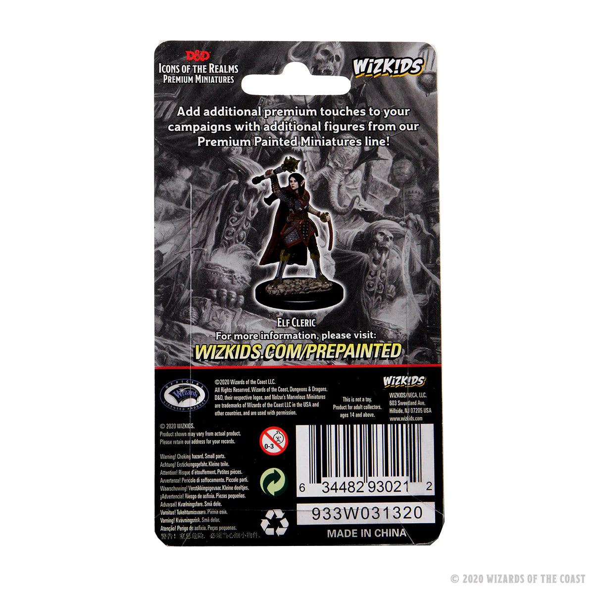 D&D Icons of the Realms Premium Figures: Female Elf Cleric