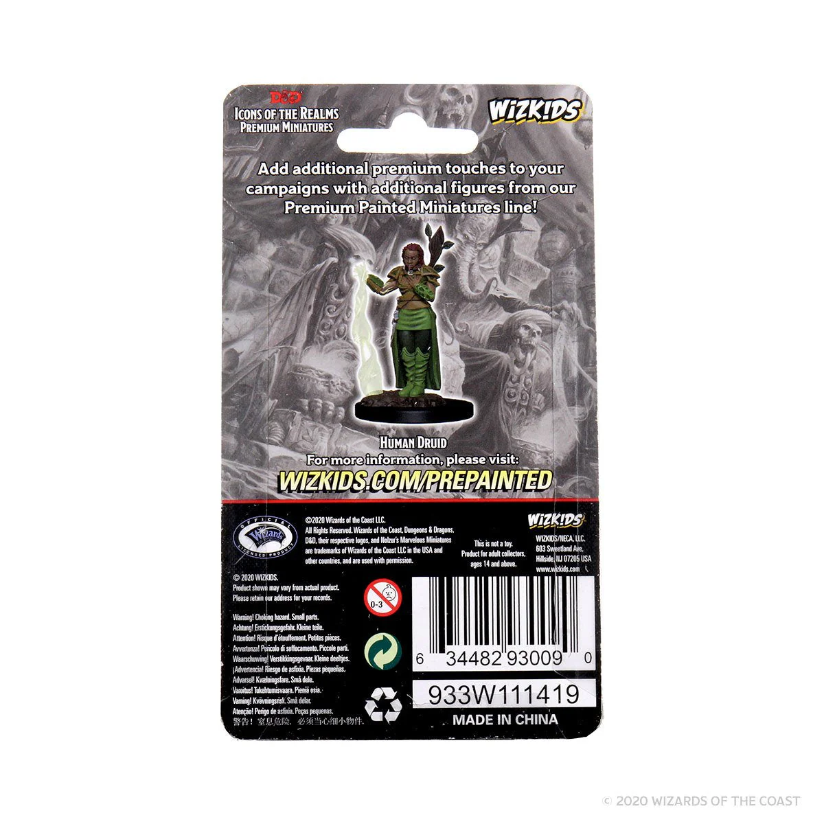D&D Icons of the Realms Premium Figures: Human Female Druid
