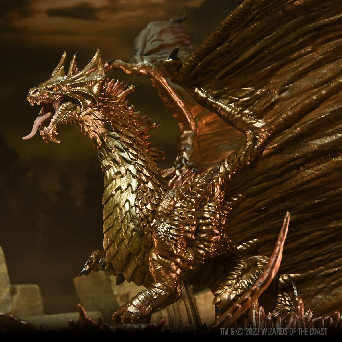 D&D Icons of the Realms: Adult Brass Dragon