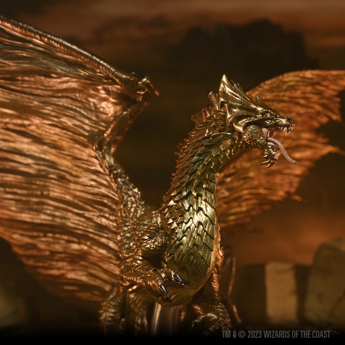 D&D Icons of the Realms: Adult Brass Dragon