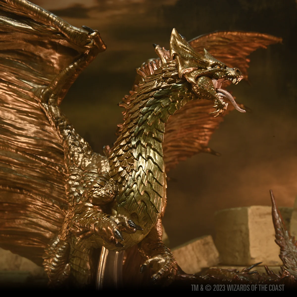 D&D Icons of the Realms: Adult Brass Dragon