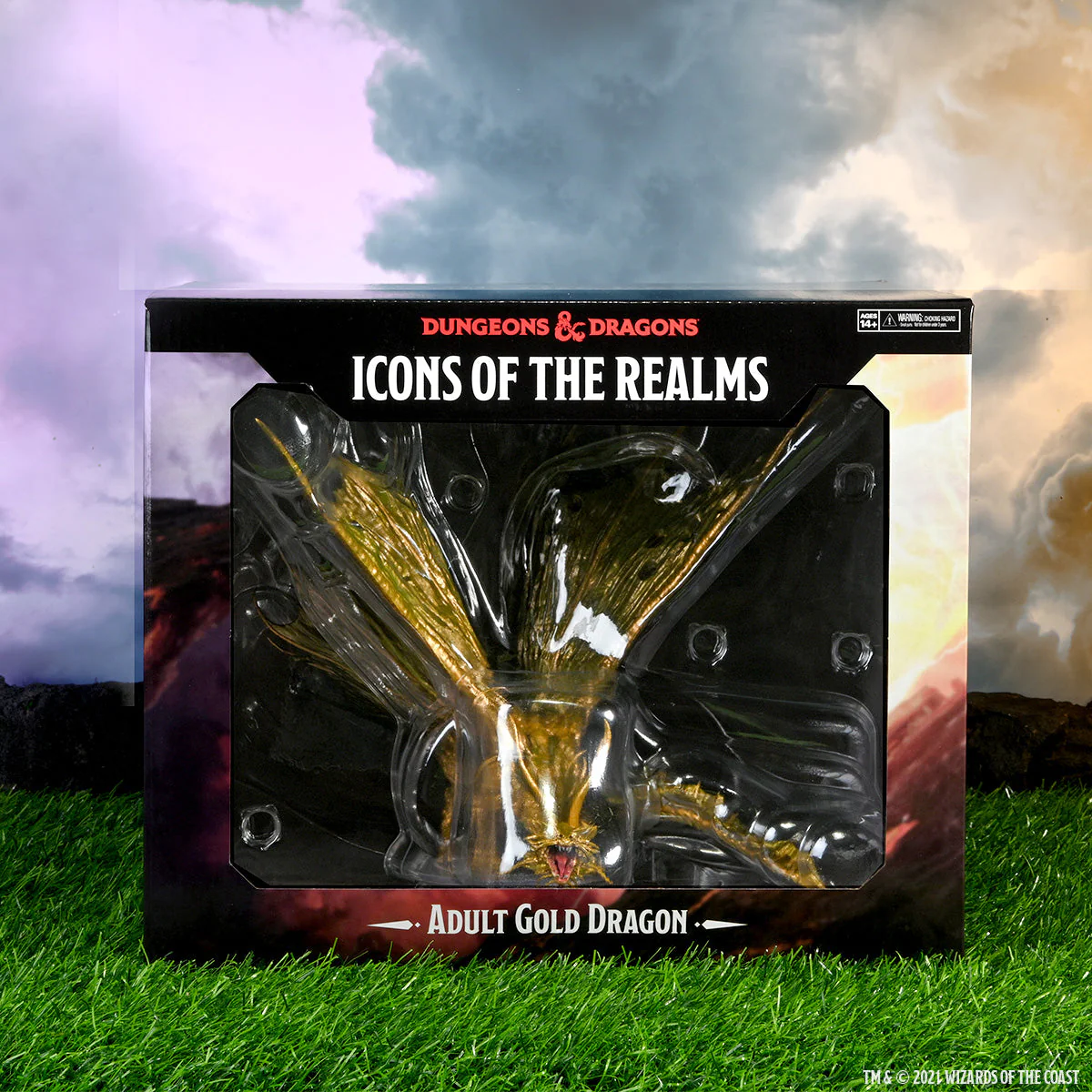 D&D Icons of the Realms: Adult Gold Dragon Premium Figure