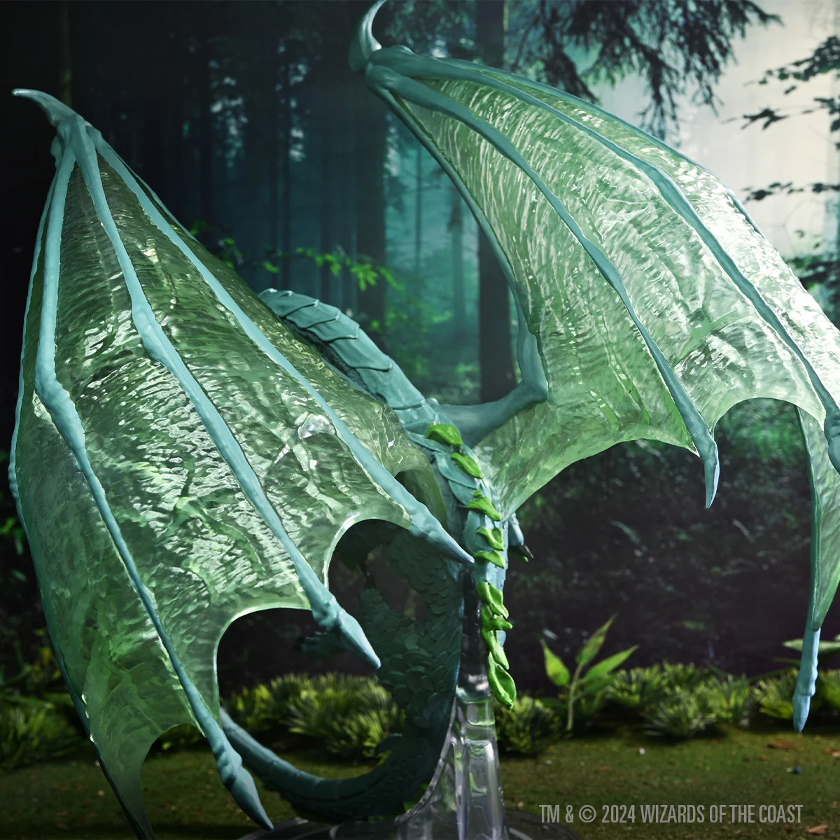 D&D Icons of the Realms: Adult Moonstone Dragon