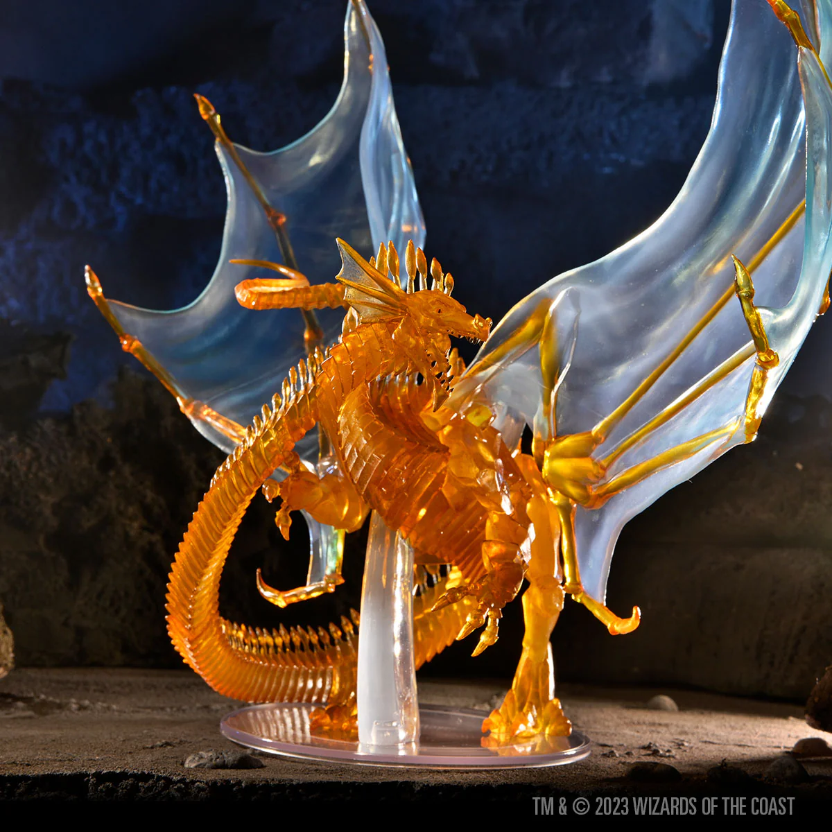 D&D Icons of the Realms: Adult Topaz Dragon