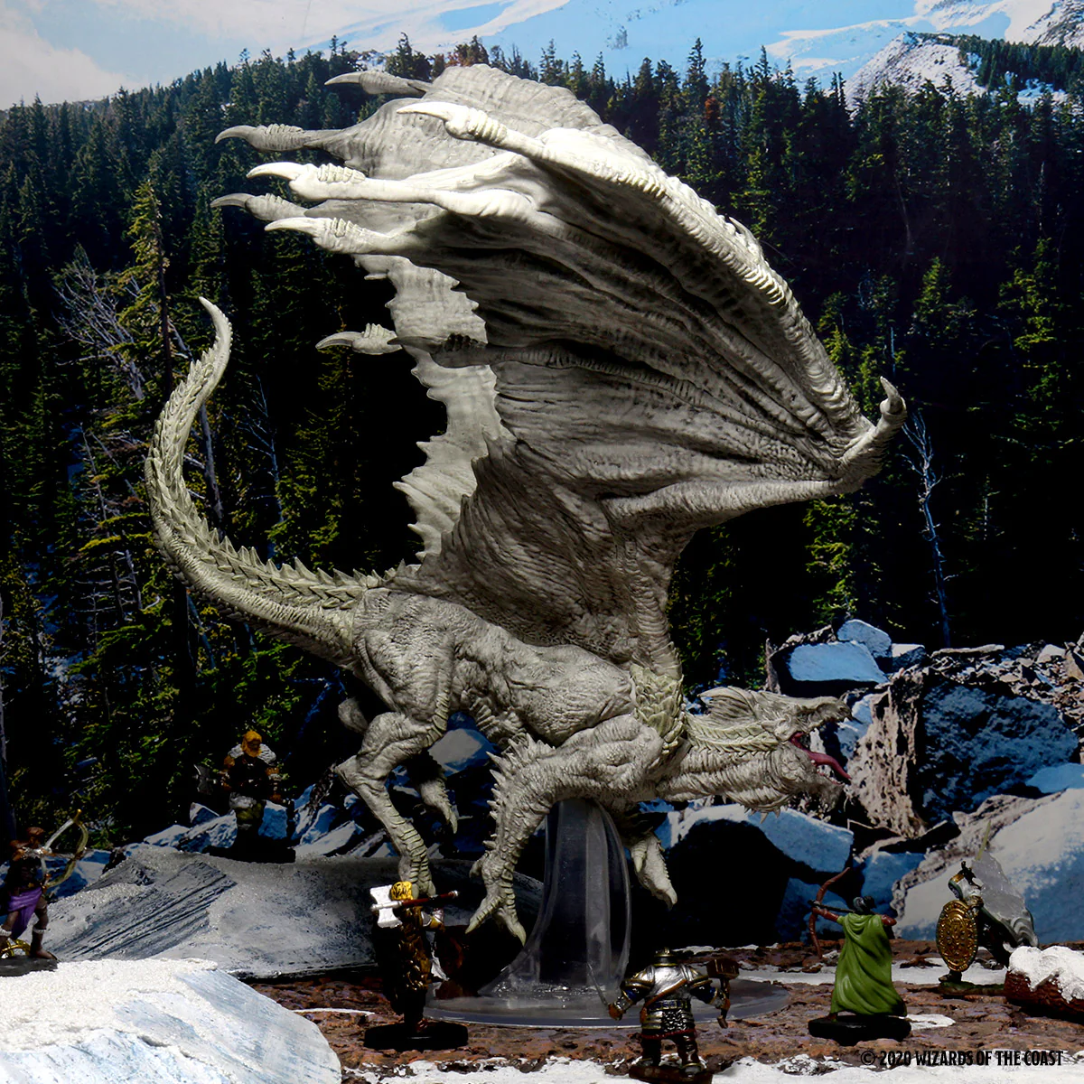 D&D Icons of the Realms: Adult White Dragon Premium Figure