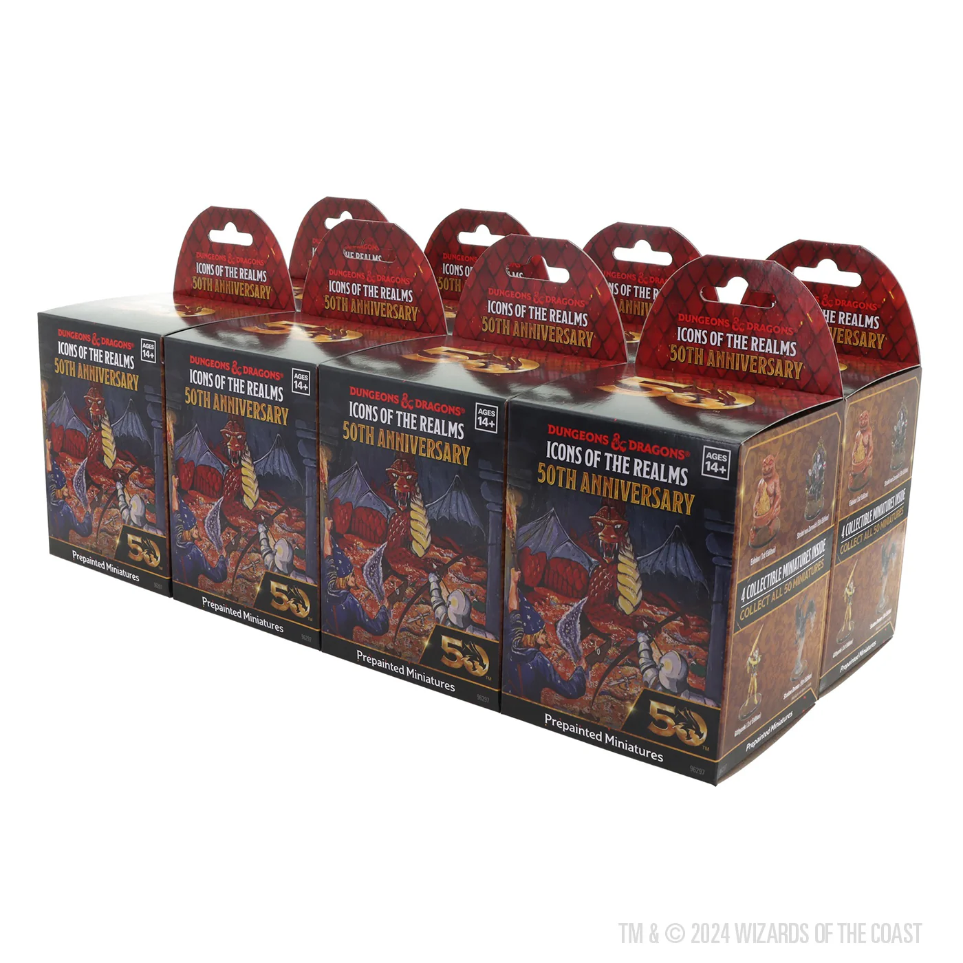 D&D Icons of the Realms: 50th Anniversary - 8 ct. Booster Brick