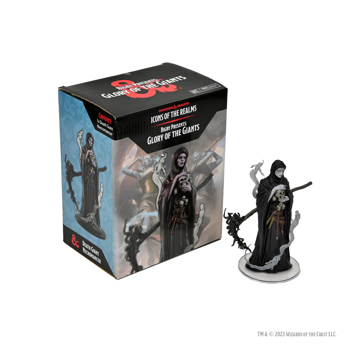 D&D Icons of the Realms: Bigby Presents: Glory of the Giants - Death Giant Necromancer - Boxed Mini