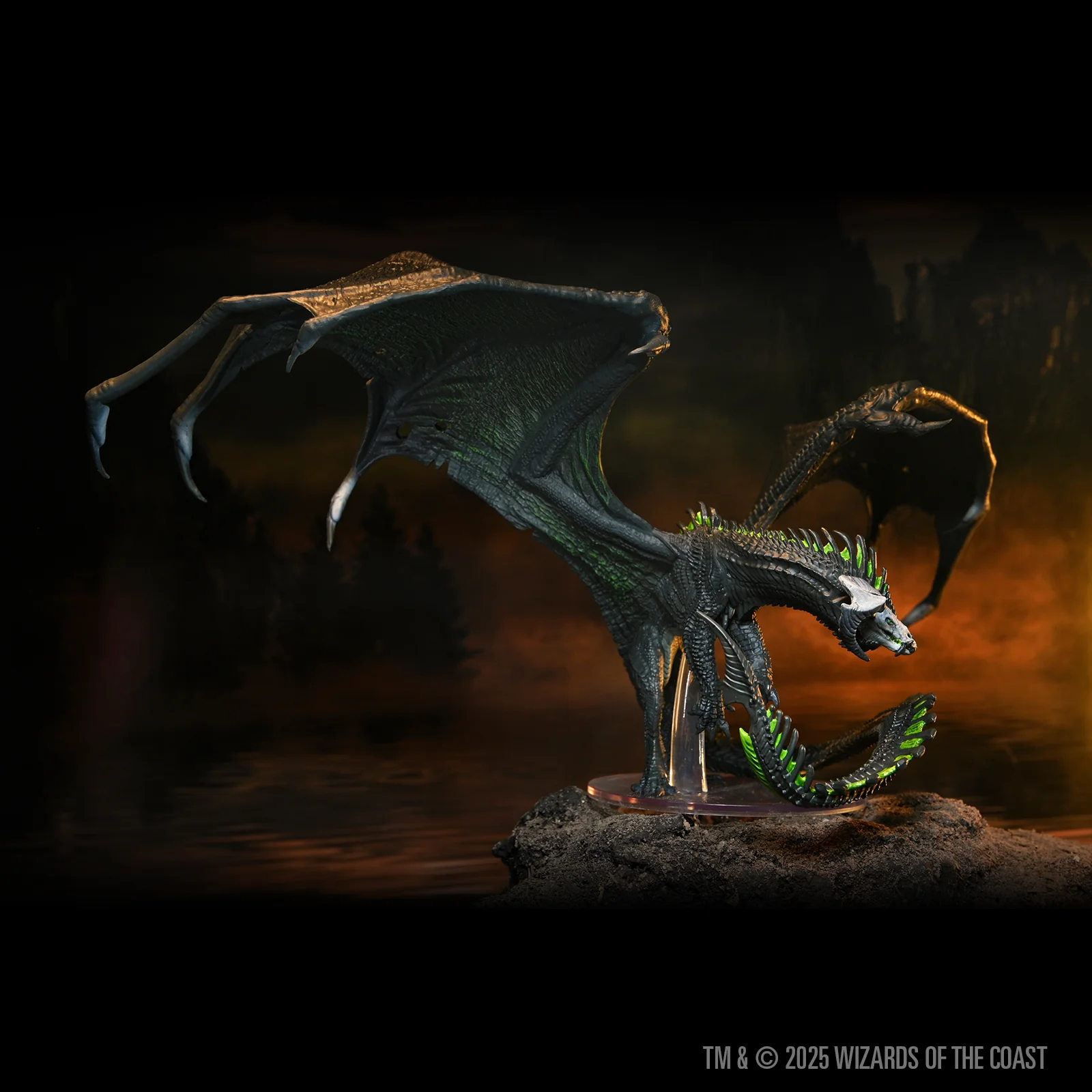 D&D Icons of the Realms: Adult Black Dragon Corruptor [2025]