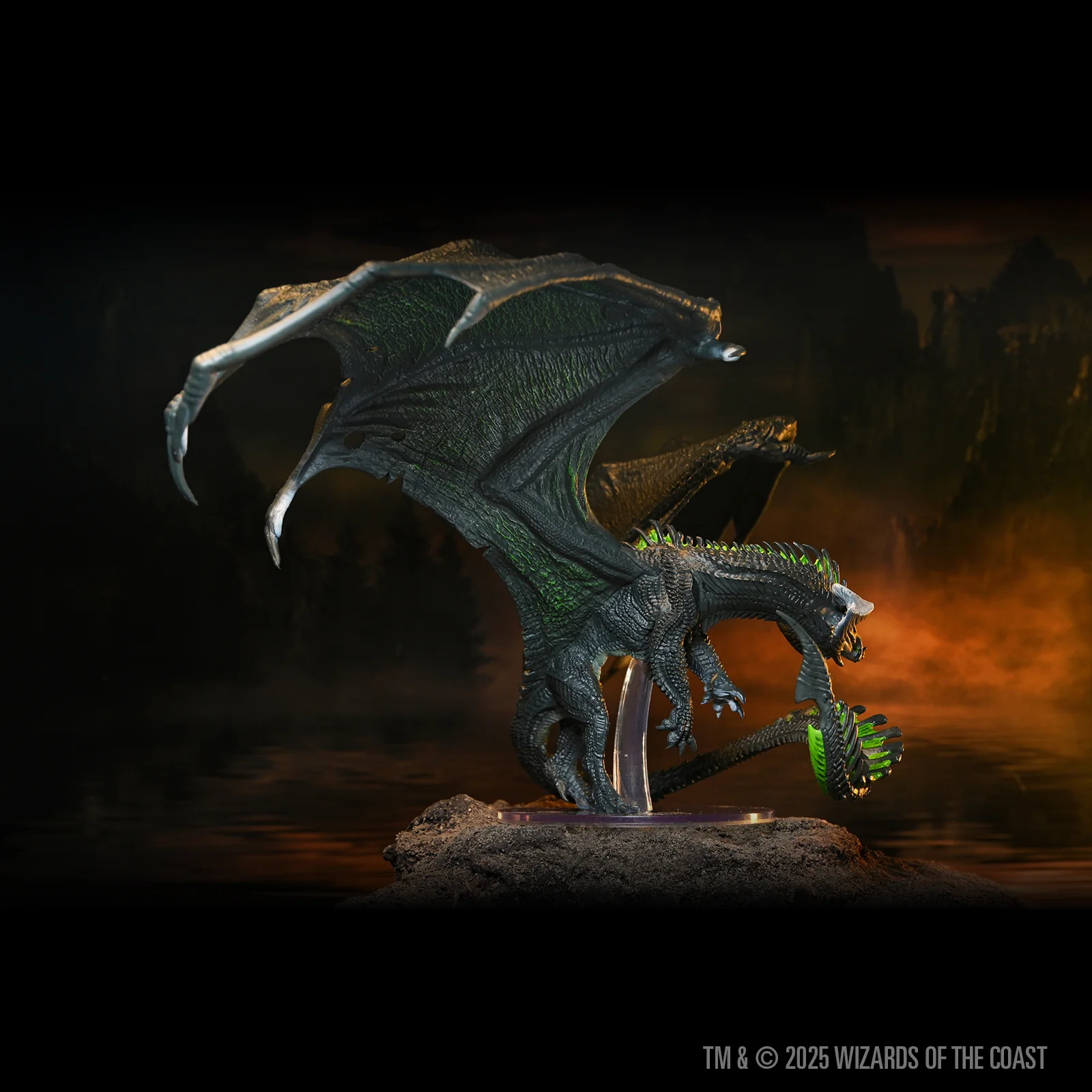 D&D Icons of the Realms: Adult Black Dragon Corruptor [2025]