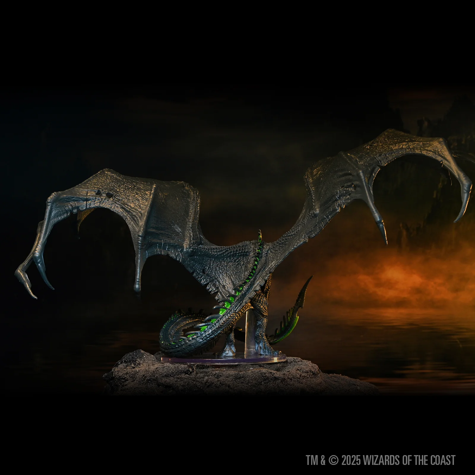 D&D Icons of the Realms: Adult Black Dragon Corruptor [2025]