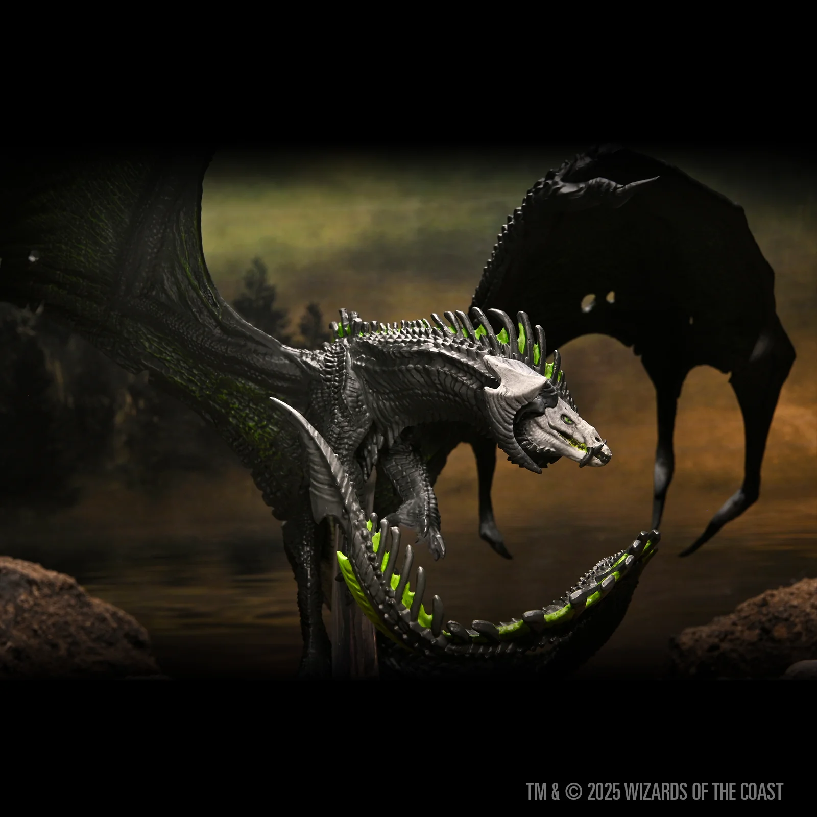 D&D Icons of the Realms: Adult Black Dragon Corruptor [2025]