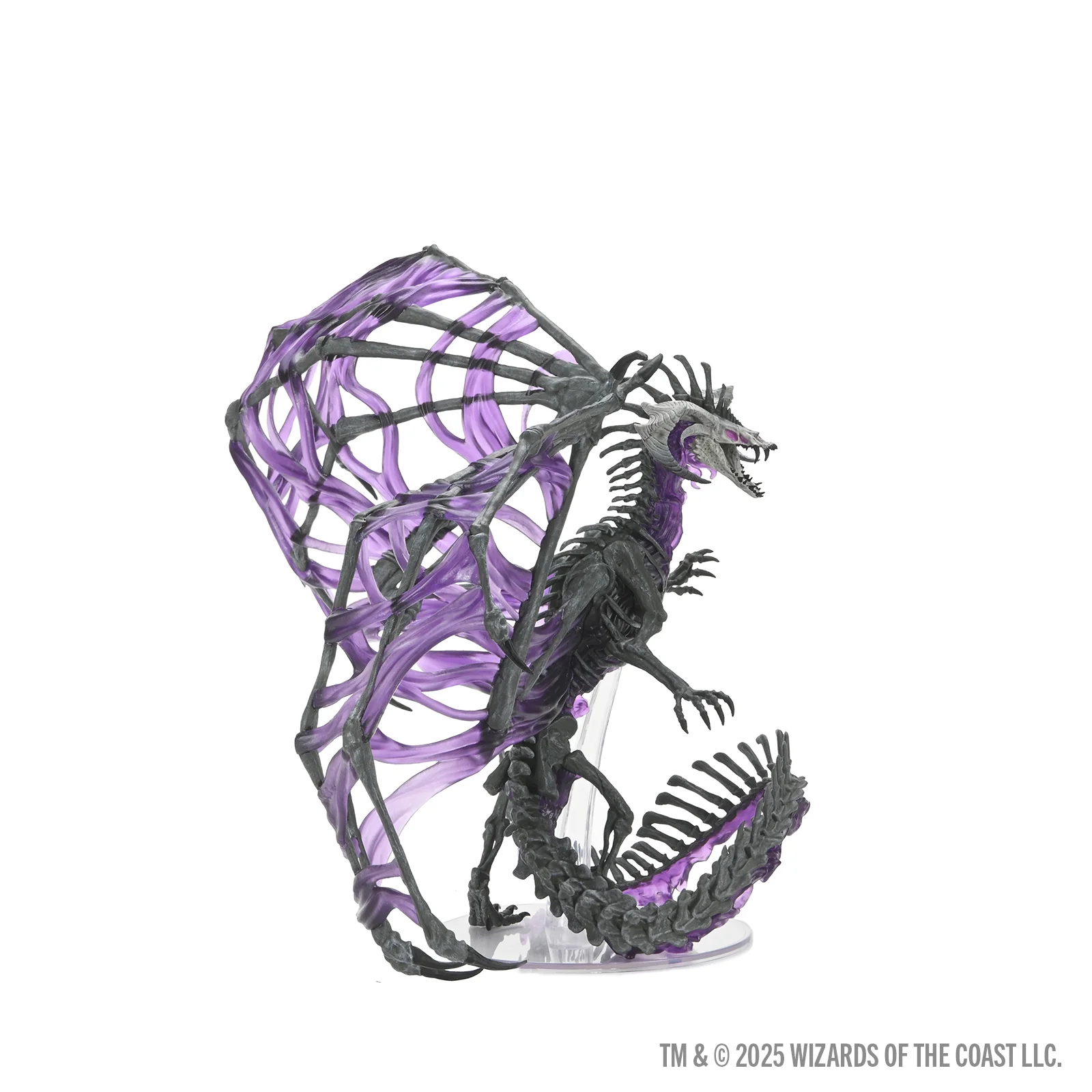 D&D Icons of the Realms: Black Dracolich Boxed Miniature (Gargantuan)