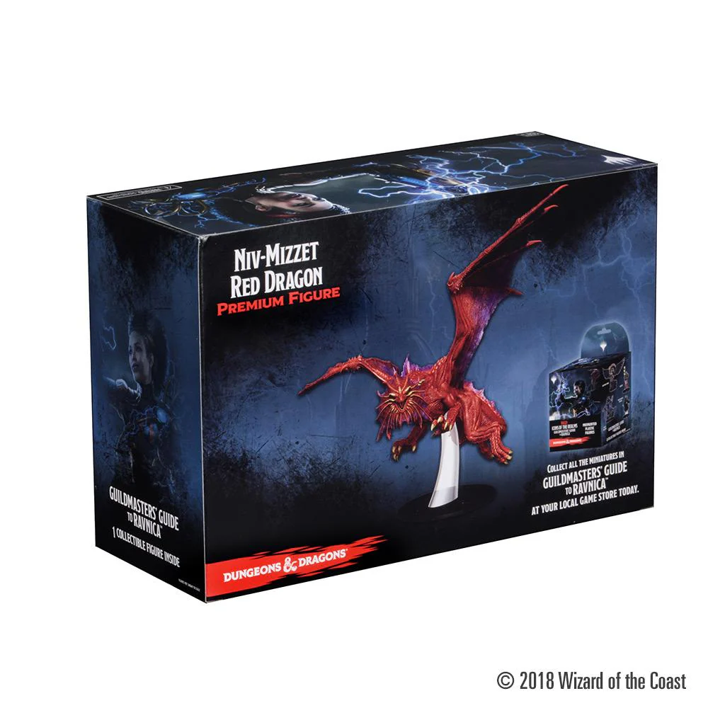 D&D Icons of the Realms: Guildmasters' Guide to Ravnica Niv-Mizzet Red Dragon Premium Figure