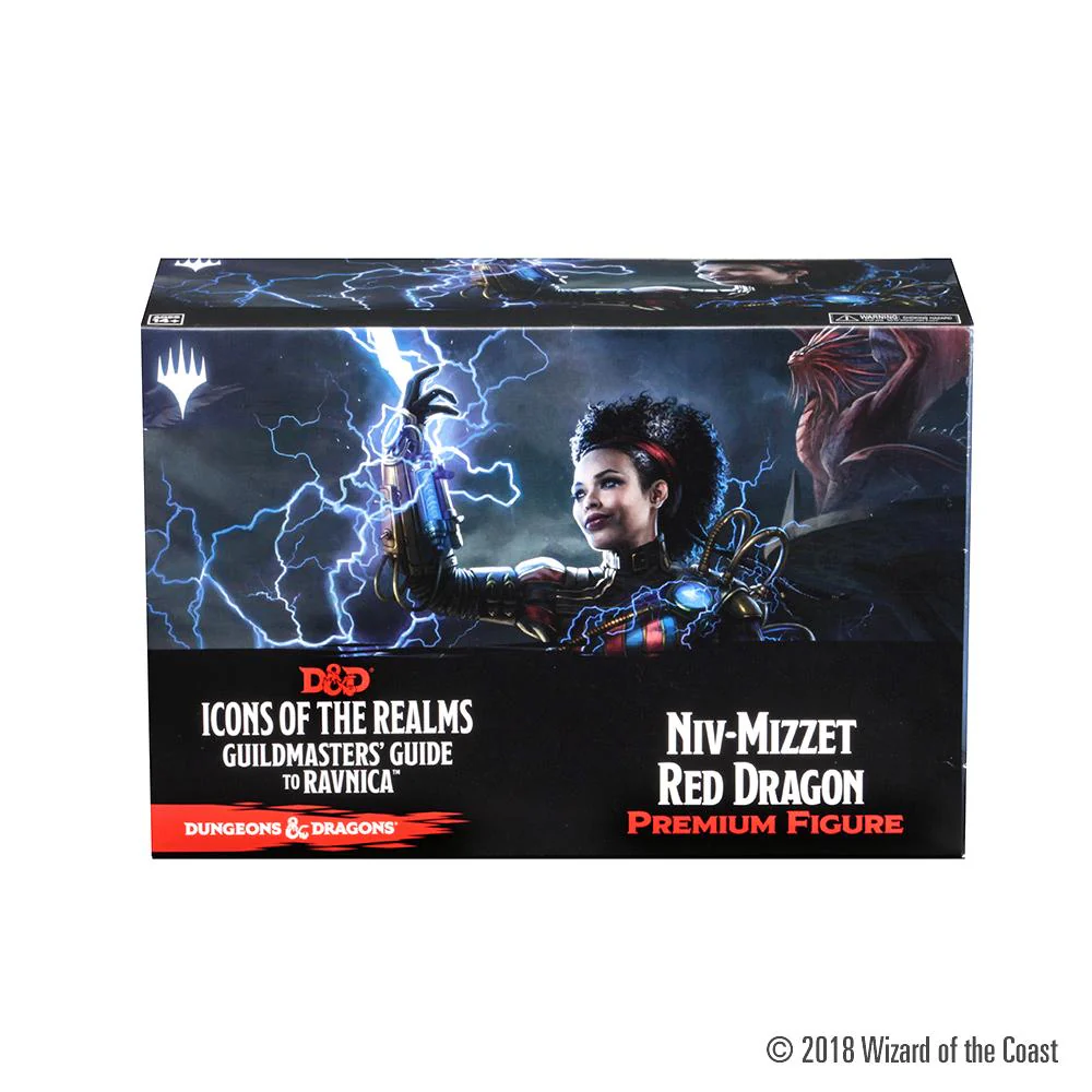 D&D Icons of the Realms: Guildmasters' Guide to Ravnica Niv-Mizzet Red Dragon Premium Figure