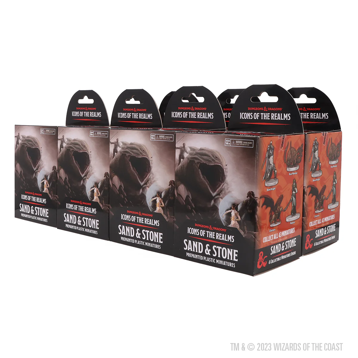 D&D Icons of the Realms: Sand & Stone - 8 ct. Booster Brick