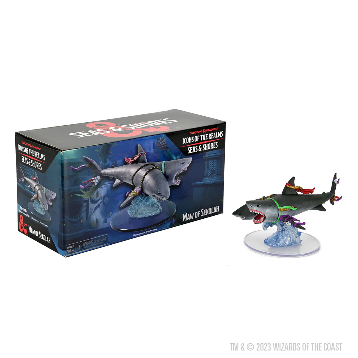 D&D Icons of the Realms: Seas & Shores - Maw of Sekolah Boxed Figure