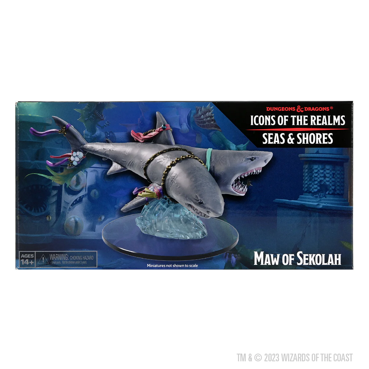 D&D Icons of the Realms: Seas & Shores - Maw of Sekolah Boxed Figure