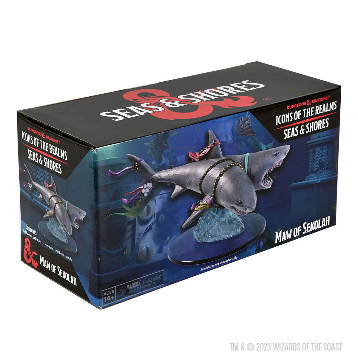 D&D Icons of the Realms: Seas & Shores - Maw of Sekolah Boxed Figure