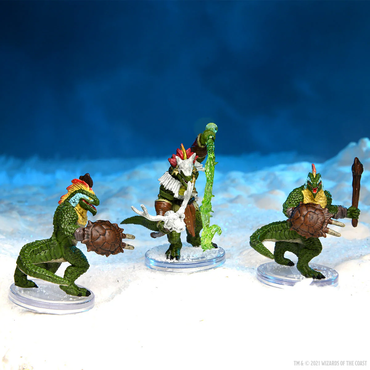 D&D Icons of the Realms: Snowbound Lizardfolk Promo Box Set