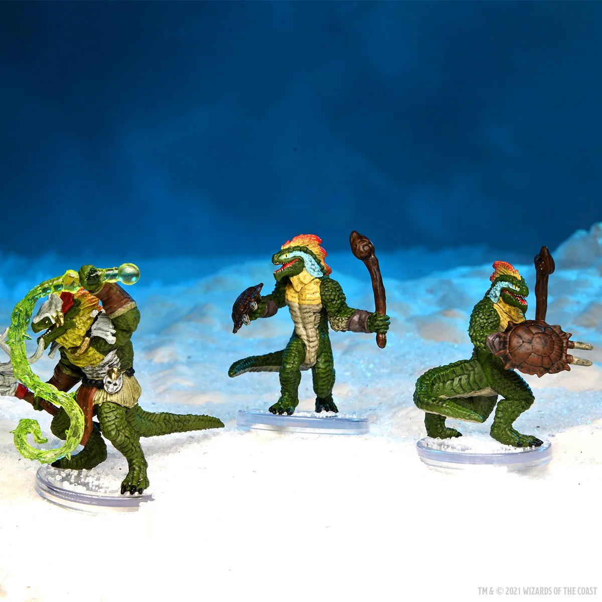 D&D Icons of the Realms: Snowbound Lizardfolk Promo Box Set