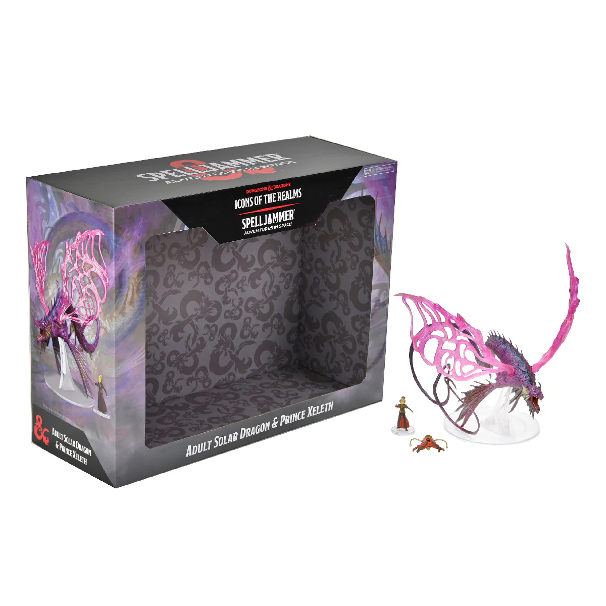 D&D Icons of the Realms: Spelljammer: Adventures in Space - Adult Solar Dragon & Prince Xeleth