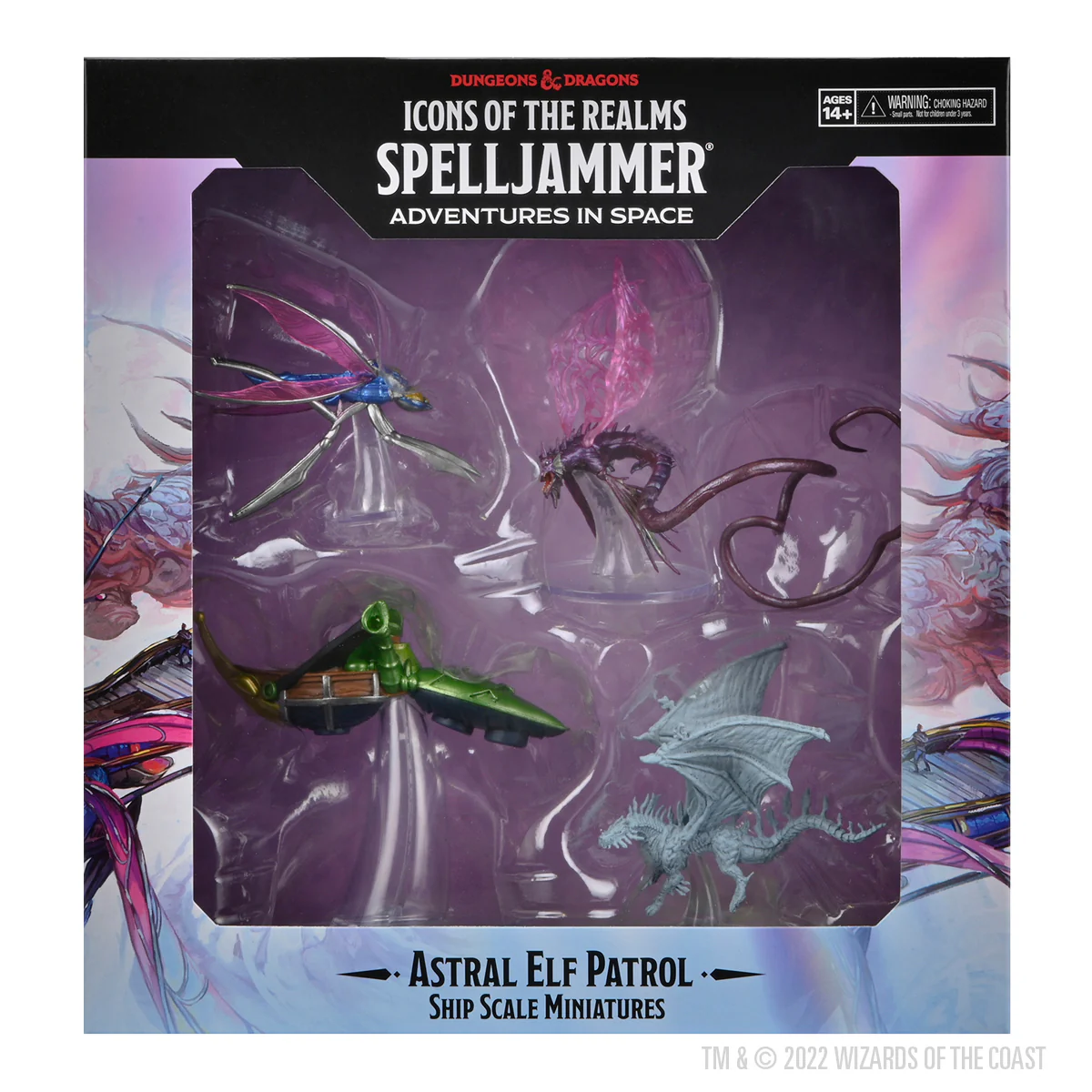 D&D Icons of the Realms: Spelljammer: Adventures in Space: Ship Scale - Astral Elf Patrol