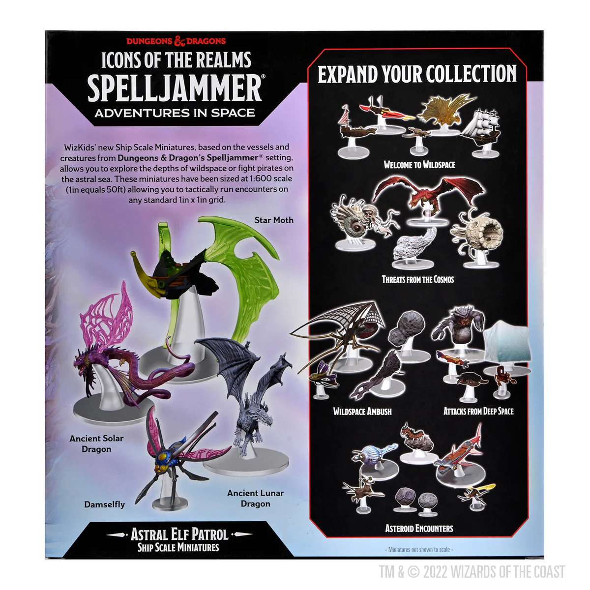 D&D Icons of the Realms: Spelljammer: Adventures in Space: Ship Scale - Astral Elf Patrol