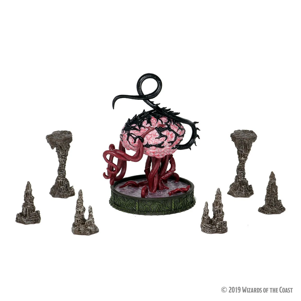 D&D Icons of the Realms: Volo & Mordenkainen’s Foes Premium Set- Elder Brain & Stalagmites