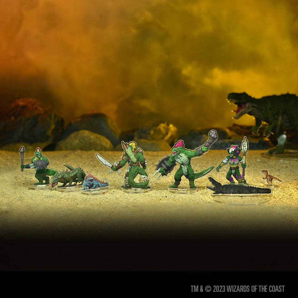 D&D Idols of the Realms: Scales & Tails - Reptile Den - 2D Set