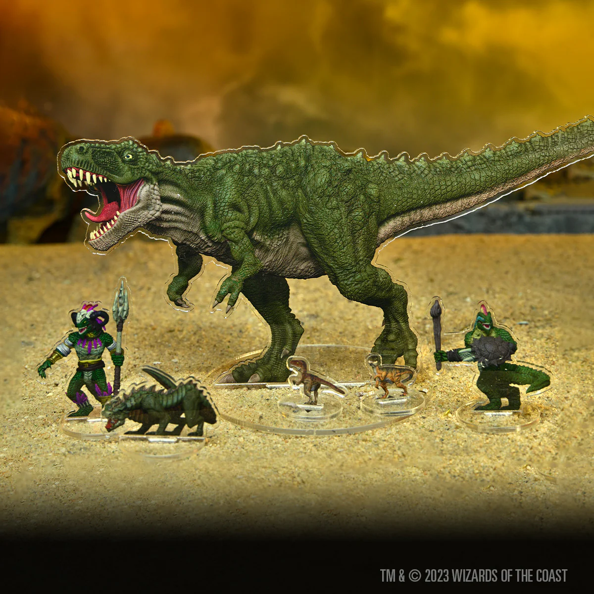 D&D Idols of the Realms: Scales & Tails - Reptile Den - 2D Set