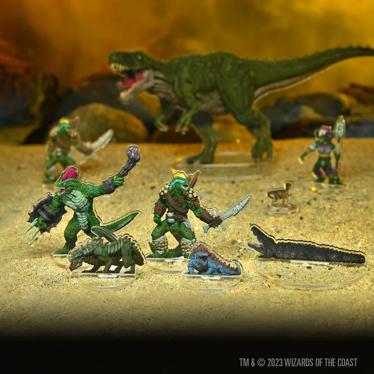 D&D Idols of the Realms: Scales & Tails - Reptile Den - 2D Set