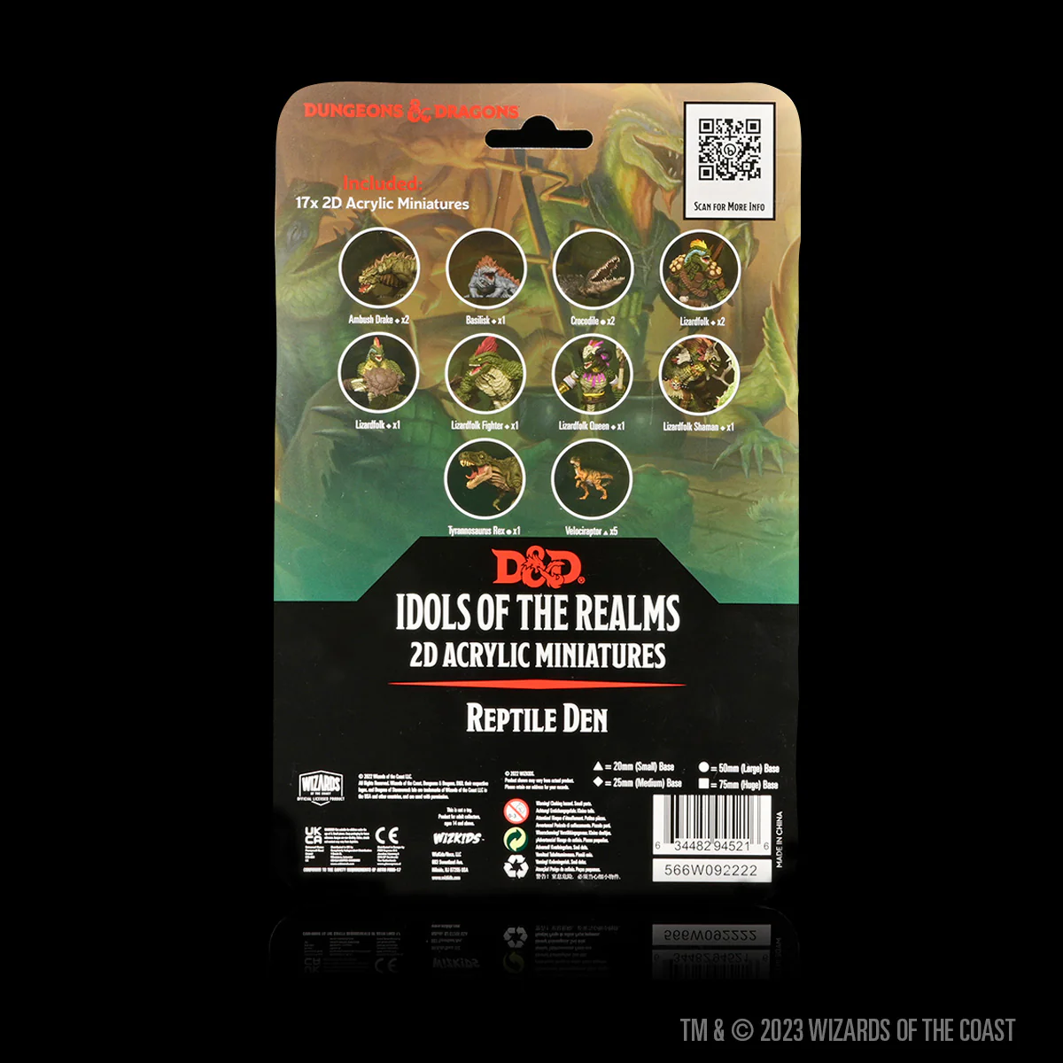 D&D Idols of the Realms: Scales & Tails - Reptile Den - 2D Set