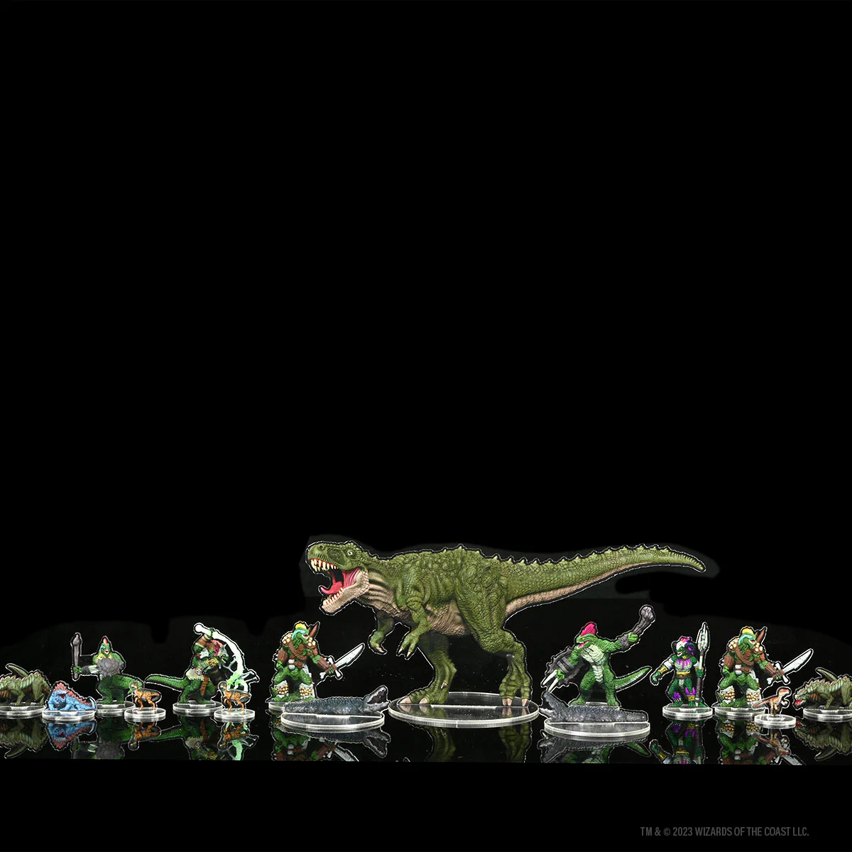 D&D Idols of the Realms: Scales & Tails - Reptile Den - 2D Set