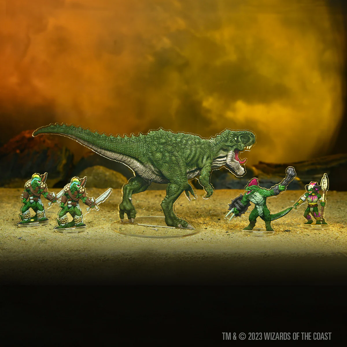 D&D Idols of the Realms: Scales & Tails - Reptile Den - 2D Set