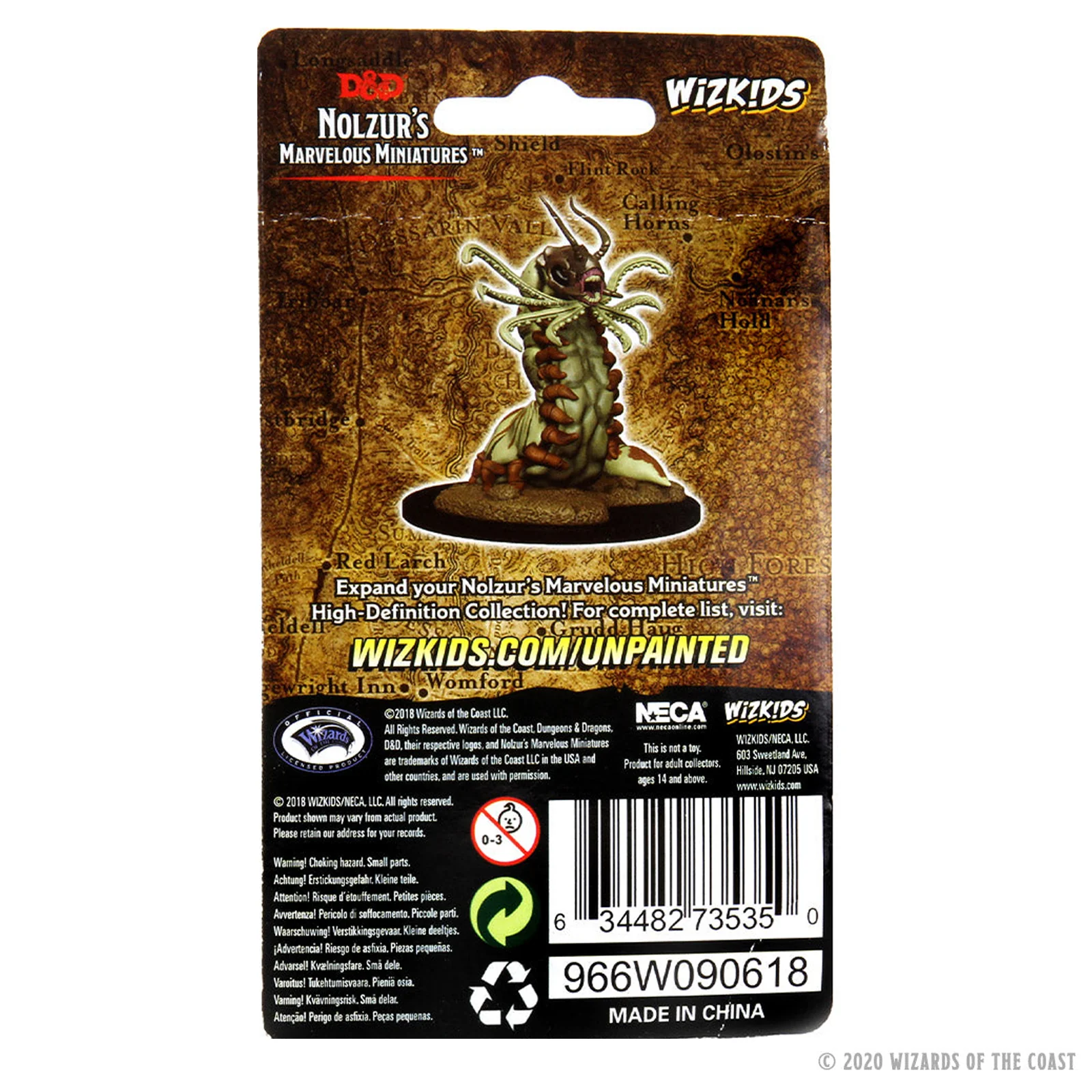 D&D Nolzur's Marvelous Miniatures - Carrion Crawler