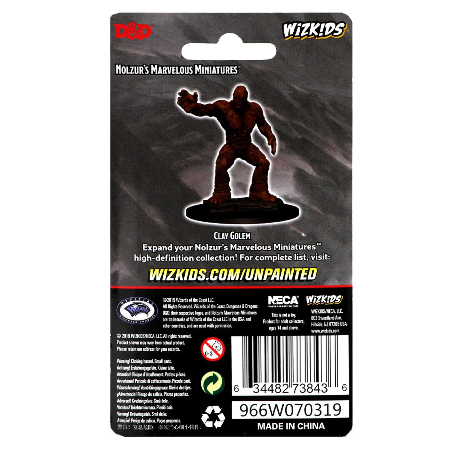 D&D Nolzur's Marvelous Miniatures - Clay Golem