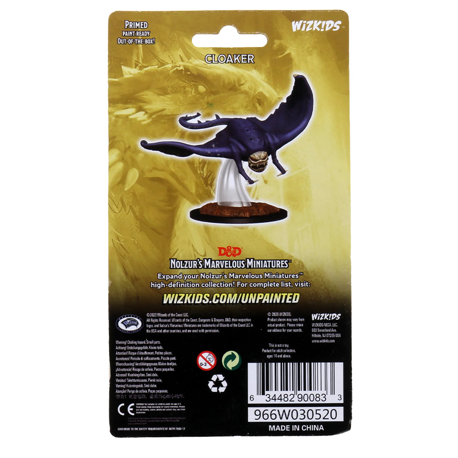 D&D Nolzur's Marvelous Miniatures - Cloaker